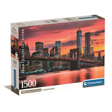  New York East River 1500 db-os Compact puzzle Clementoni puzzle, kirakós