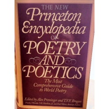 New York The New Princeton Encyclopedia of Poetry and Poetics antikvárium - használt könyv