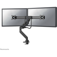 Newstar Full Motion Tischhalterung für zwei Flachbildschirme 17-32'' 7KG 2x 8KG Black Neomounts (DS75-450BL2) monitor kellék