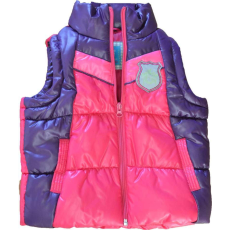 Next mellény bélelt steppelt pink lila 3-4 év (104 cm)