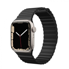 NEXT-ONE Next One Apple Watch Leather Loop for 42/44/45mm Black okosóra kellék