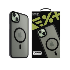 Nextone IPH-15PLUS-MAGSF-MISTCASE-BLK iPhone 15 Plus fekete szilikon MagSafe hátlap tok és táska