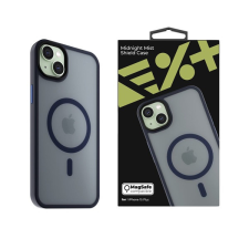 Nextone IPH-15PLUS-MAGSF-MISTCASE-MN iPhone 15 Plus éjfekete szilikon MagSafe hátlap tok és táska