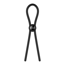 Nexus - Forge Single Adjustable Lasso Silicone Cock Ring Black síkosító