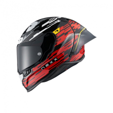 Nexx X.R3R Glitch Racer zárt motoros bukósisak piros-fehér bukósisak
