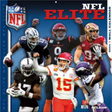  NFL Elite 2024 12x12 Wall Calendar naptár, kalendárium
