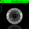 NG Brake Disc NG BRAKES Úszó - 1055