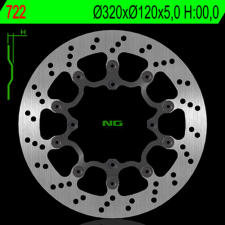 NG Brake Disc NG BRAKES Úszó - 722 egyéb motorkerékpár alkatrész