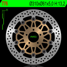 NG Brake Disc NG BRAKES Úszó - 776 egyéb motorkerékpár alkatrész