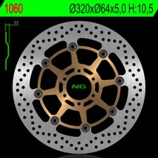 NG Brake Disc NG BRAKES Úszó féktárcsa - 1060 egyéb motorkerékpár alkatrész