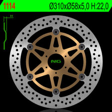 NG Brake Disc NG BRAKES Úszó féktárcsa - 1114 egyéb motorkerékpár alkatrész
