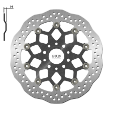 NG Brake Disc NG FÉKEK Szirmos Lengő - 1717XG egyéb motorkerékpár alkatrész