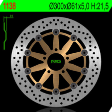 NG BRAKES lebegő féktárcsa - 1138 motorkerékpár féktárcsa