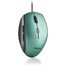 NGS Moth asztali vezetékes ergonomikus csendes egér világoszöld (129695) egér