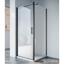 Niagara Wellness N-smart Vega black+Vico black 80x80x195 cm zuhanykabin kád, zuhanykabin