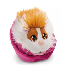 NICI Fehér tengerimalac plüssfigura rózsaszín kosárban 12 cm (61333) plüssfigura