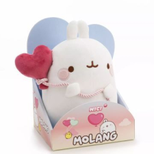 NICI : molang, a nyuszi szív alakú lufival - 16 cm plüssfigura