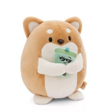NICI Mymochi: Hiro, a kutya bubble teával - 16 cm, díszdobozban plüssfigura