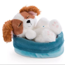 NICI : Spániel plüsskutyus kosárban - 12 cm plüssfigura