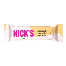 Nick's Crunch Nut Bar vegán mandulás csoki - 40g reform élelmiszer