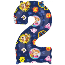 Nickelodeon Mancs Őrjárat fólia lufi 2-es szám 66 cm party kellék