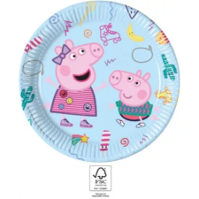 Nickelodeon Peppa Pig, Peppa malac Messy Play papírtányér 8 DARABOS, 23 cm FSC party kellék