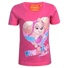 Nickelodeon póló Mancs őrjárat Skye szíves magenta 8 év (128 cm)