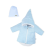 Nicol | Nicol Kids Winter | Téli baba kabát sapkával Nicol Kids Winter kék | Kék | 56 (0-3 h)