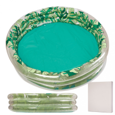 Nie Gyermek felfújható medence 3 kamra 150cm levelek medence