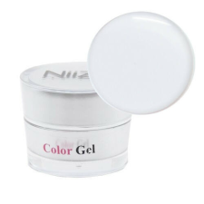 NiiZA Builder Color Gel 15g - White fényzselé