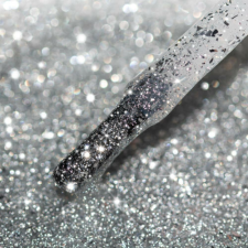 NiiZA Top Silver Glitter 4ml - Hemafree lakk zselé