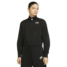 Nike blúz W Nsw Air Flc Qz DM6073010 nők Fekete M női pulóver, kardigán
