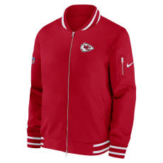Nike bomber jacket - nfl kansas city chiefs kabát férfi piros xl