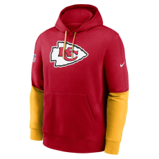 Nike club hoodie team issue - nfl kansas city chiefs pulóver férfi piros xl