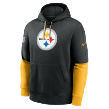Nike club hoodie team issue - nfl pittsburgh steelers pulóver férfi fekete xxl férfi pulóver, kardigán