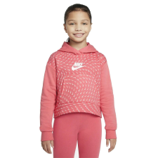 Nike G NSW Flc Aop kapucnis pulóver DM8231603 gyerek Rózsaszín S gyerek pulóver, kardigán