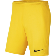 Nike Park III kötött férfi nadrágok, sárga, S férfi rövidnadrág