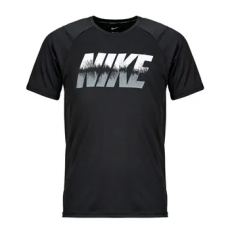 Nike Rövid ujjú pólók Dip DYE Logo Hydroguard Fekete EU M