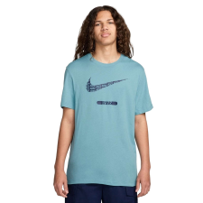 Nike Tee 6 Mo Swoosh FZ5372464 férfi kék XL póló férfi póló