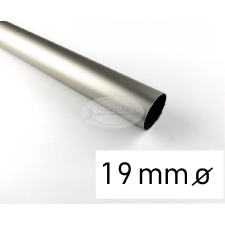  Nikkel-matt színű fém karnisrúd 19 mm átmérőjű - 240 cm karnis, függönyrúd