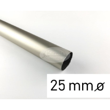 Nikkel-matt színű fém karnisrúd 25 mm átmérőjű karnis, függönyrúd