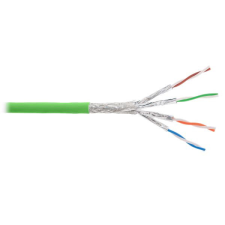 Nikomax falikábel S/FTP, Cat.7, Dca, LSOH, 500m, világoszöld (NKL 4365C-LG) kábel és adapter
