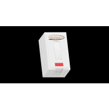 Nikomax - Falon kívüli doboz, 1 port - NMC-MB1P-ST-WT kábel és adapter