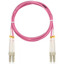 Nikomax Fiber Optic LC/UPC Összekötő Lila 10m NMF-PC2M4C2-LCU-LCU-010 kábel és adapter