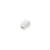 Nikomax - Keystone betét UTP, Cat.6, RJ45/8P8C, T568A/B, 180 Degrees, Toolles, Unshielded, White - NMC-KJUE2-ET-WT