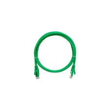 Nikomax NMC-PC4SA55B-200-GN S/FTP CAT6a Patch kábel 20m - Zöld kábel és adapter