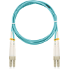 Nikomax NMF-PC2M3C2-LCU-LCU-005 Optikai patch kábel LC - LC, MM 50/125, OM3, duplex,   5m, aqua