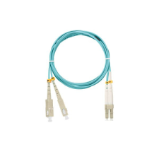 Nikomax OM3 Száloptikás Kábel 5m Blue kábel és adapter