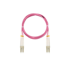 Nikomax OM4 Száloptikás Kábel 3m Magenta kábel és adapter