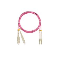 Nikomax OM4 Száloptikás Kábel 3m Magenta kábel és adapter